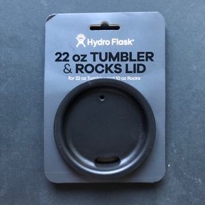 LAST CHANCE Hydro Flask tumbler and rocks lid